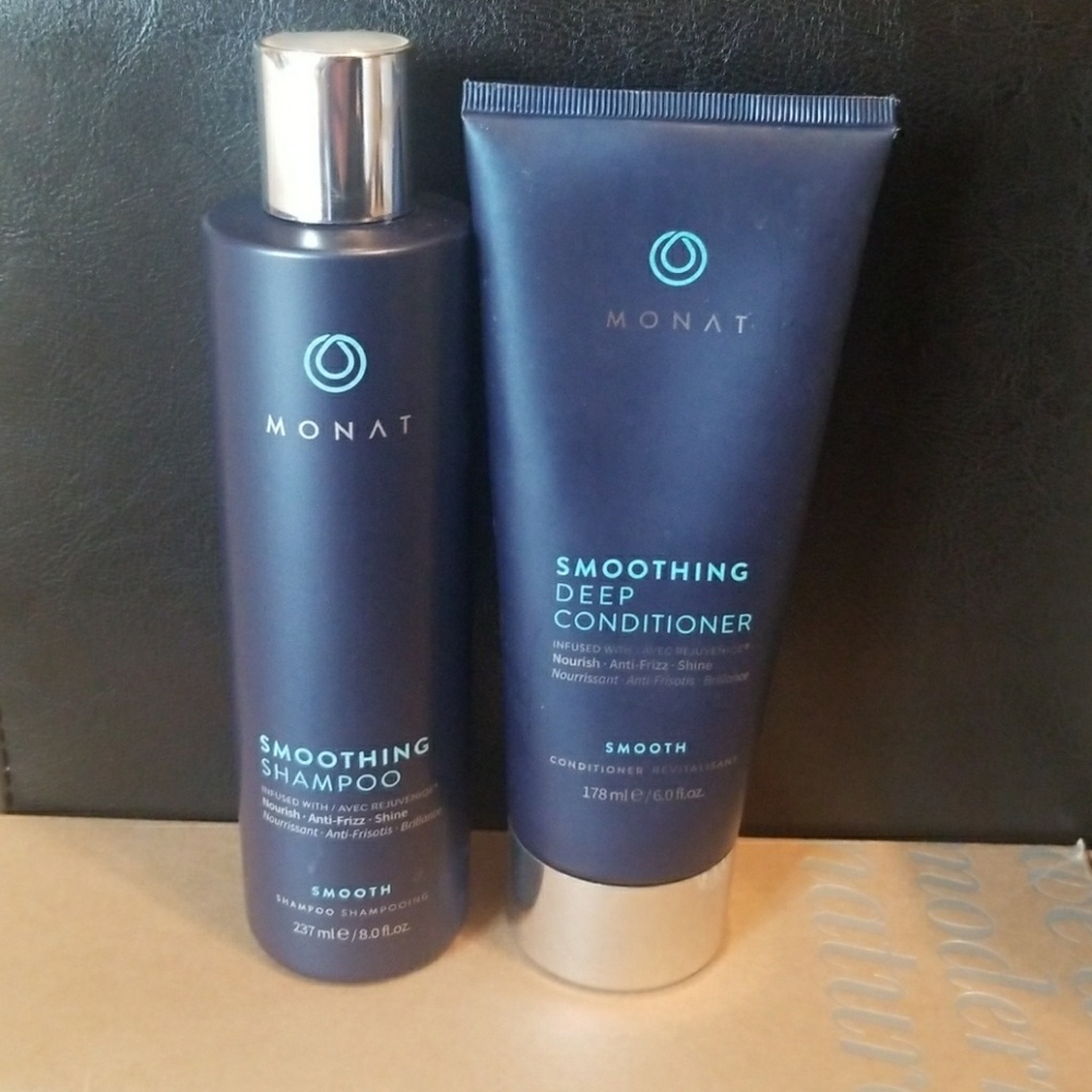 Monat smoothing shampoo and conditioner